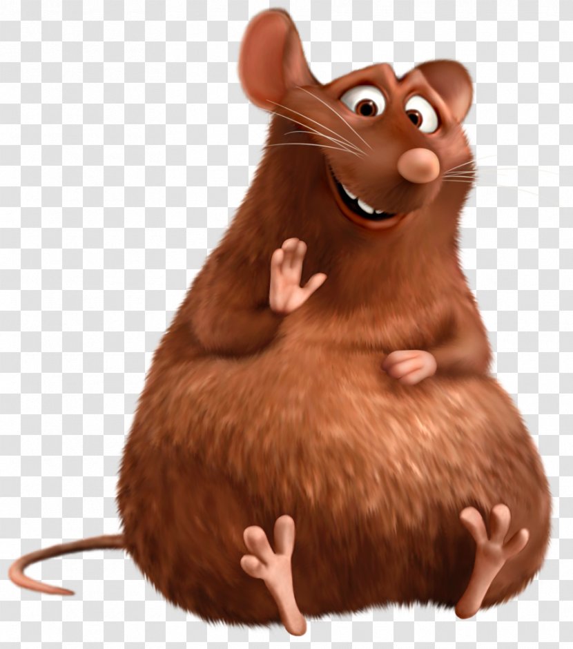 Emile Ratatouille Film Pixar Animation - Muridae - Rat Transparent PNG