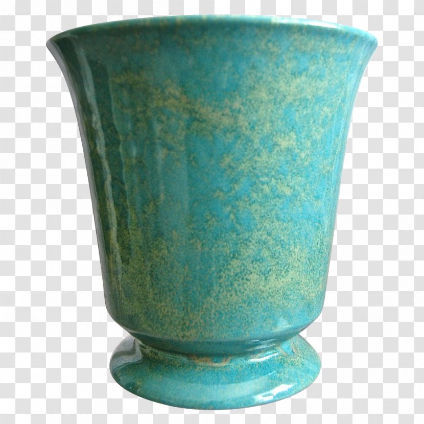 Vase Pottery Ceramic Glass Urn - Turquoise Transparent PNG