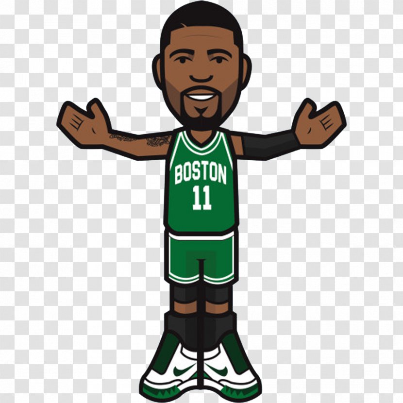 Kyrie Irving Boston Celtics NBA Cartoon Drawing - Gesture - Terry Rozier Transparent PNG