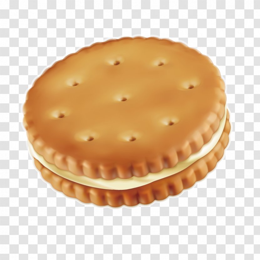 Biscuit Sandwich Cookie - Chocolate - Vector Transparent PNG
