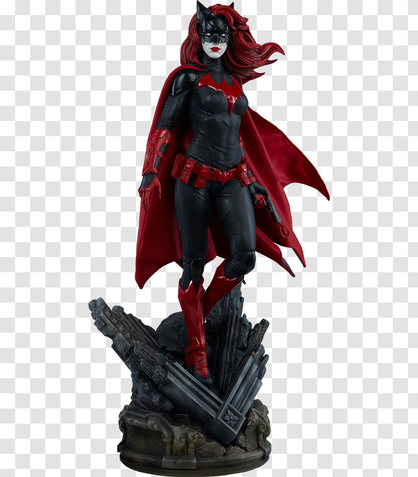 Batwoman Batman Batgirl Barbara Gordon DC Comics Premium Format Figure - Silhouette - Utility Belt Red X Mask Transparent PNG