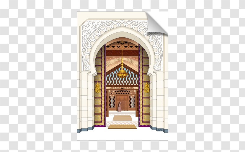 Window Arch Middle Ages Morocco Facade - Architecture Transparent PNG