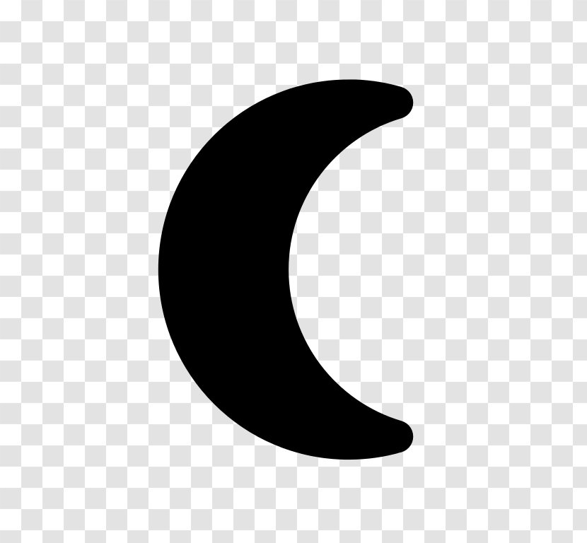 Crescent Moon - Lua Em Quarto Crescente Transparent PNG