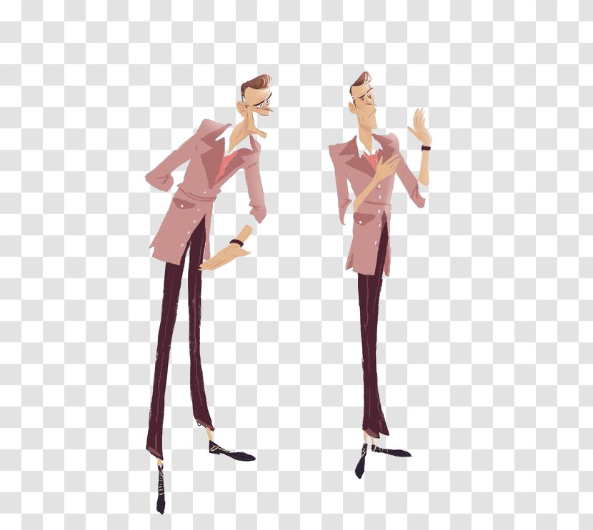 Suit Illustration - Cartoon - Man Transparent PNG