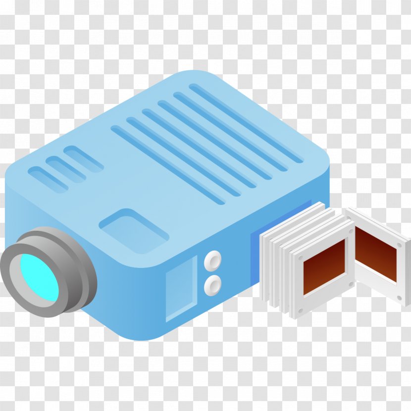 Video Projector Icon - Panasonic - Blue Model Transparent PNG