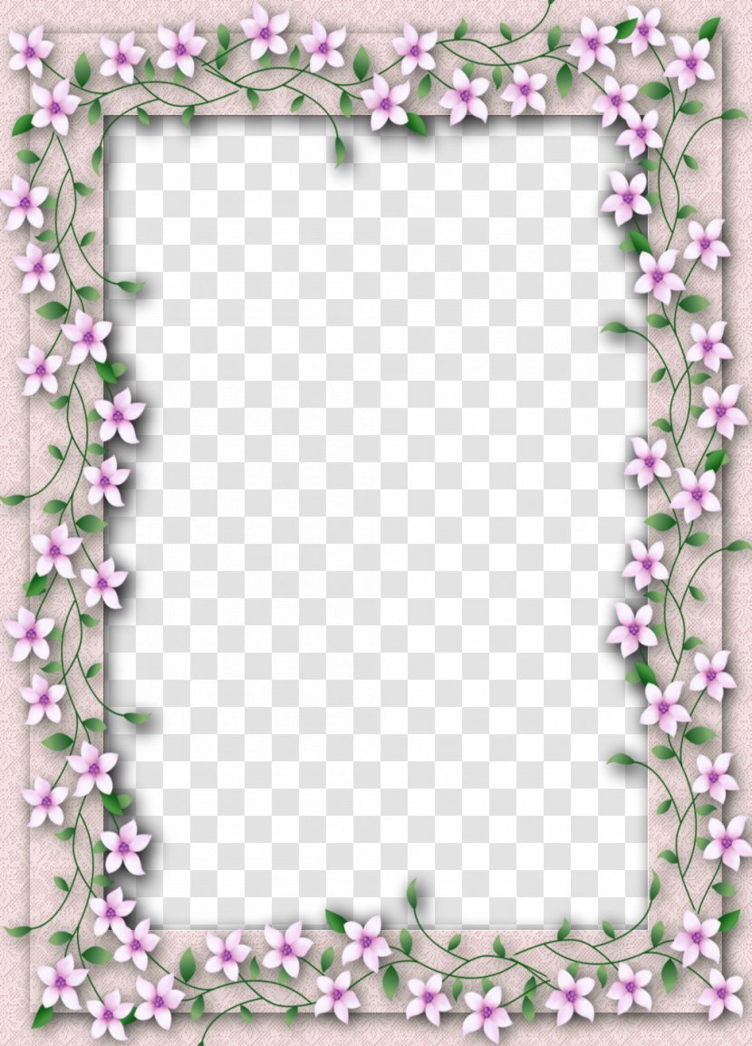 Paper Picture Frames Floral Design Flower Clip Art - Shabby Chic - Delicate Frame Cliparts Transparent PNG