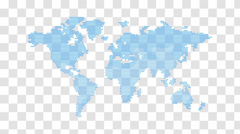 Royalty-free World Map Shutterstock Illustration - Blue - Solution Transparent PNG