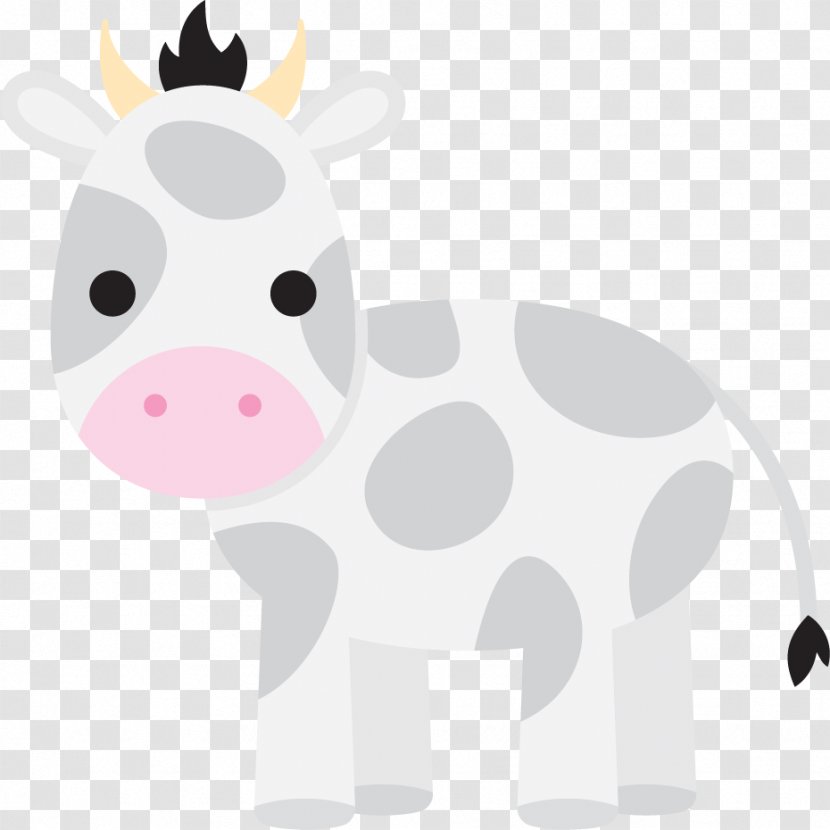 Dairy Cattle Cartoon - Pig - Little Cow Transparent PNG