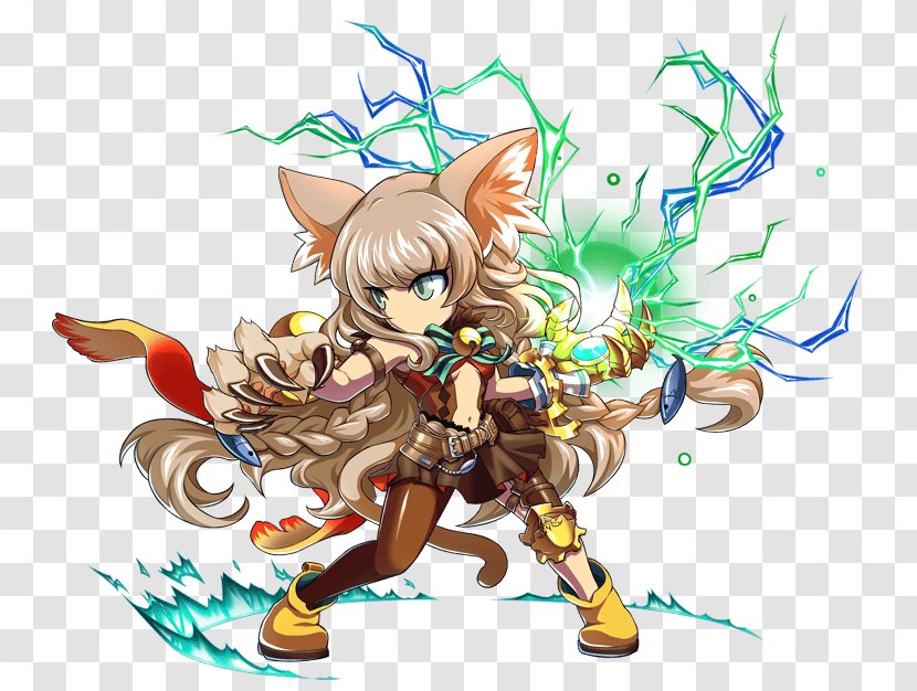 Brave Frontier Cat Final Fantasy: Exvius Alim Co., Ltd. Collaboration - Flower Transparent PNG