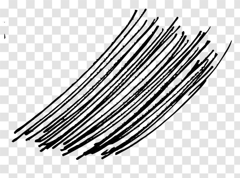 Comb Hair Line Clip Art - Vector Lines Transparent PNG