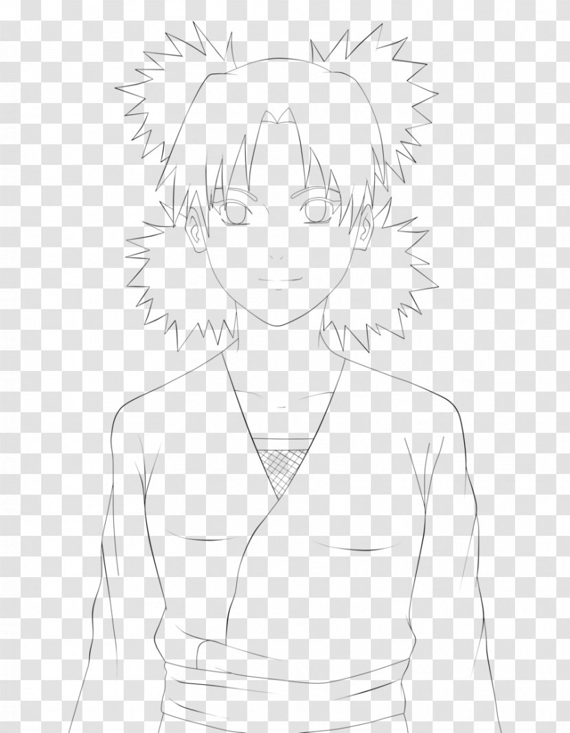/m/02csf Arm Drawing Line Art Ear - Cartoon - Temari Naruto Transparent PNG