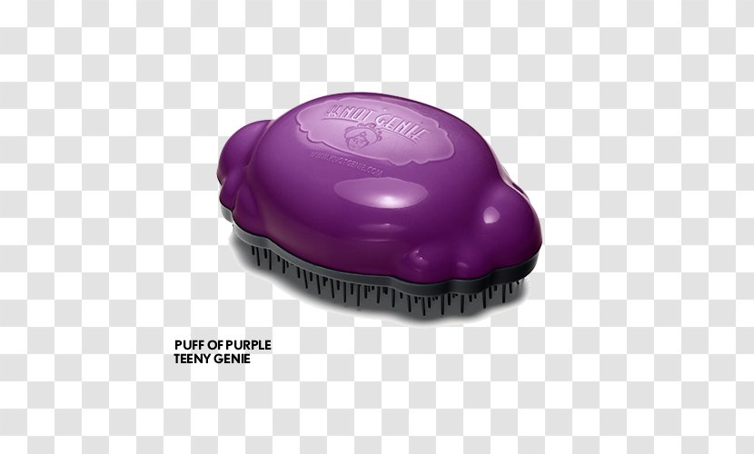 Hairbrush Comb Bristle Knot - Purple Transparent PNG