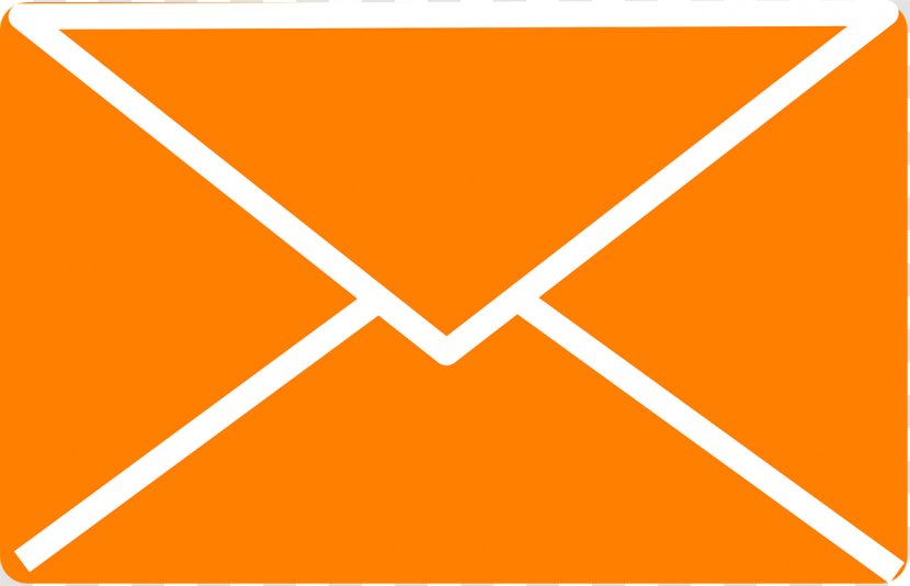 Paper Envelope Clip Art - Orange Transparent PNG