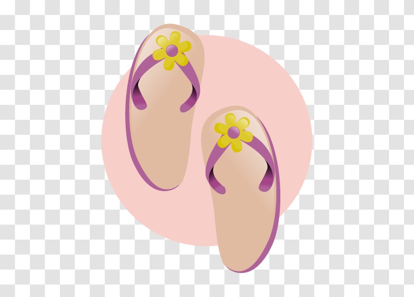 Flip-flops Slipper Purple Shoe - Vector Ms. Sandals Transparent PNG