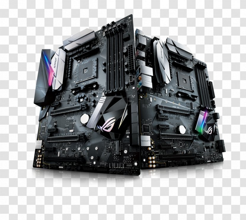 Socket AM4 ASUS Motherboard Rog Strix B350-F Gaming Amd B350 - Computer Hardware - Asus Transparent PNG