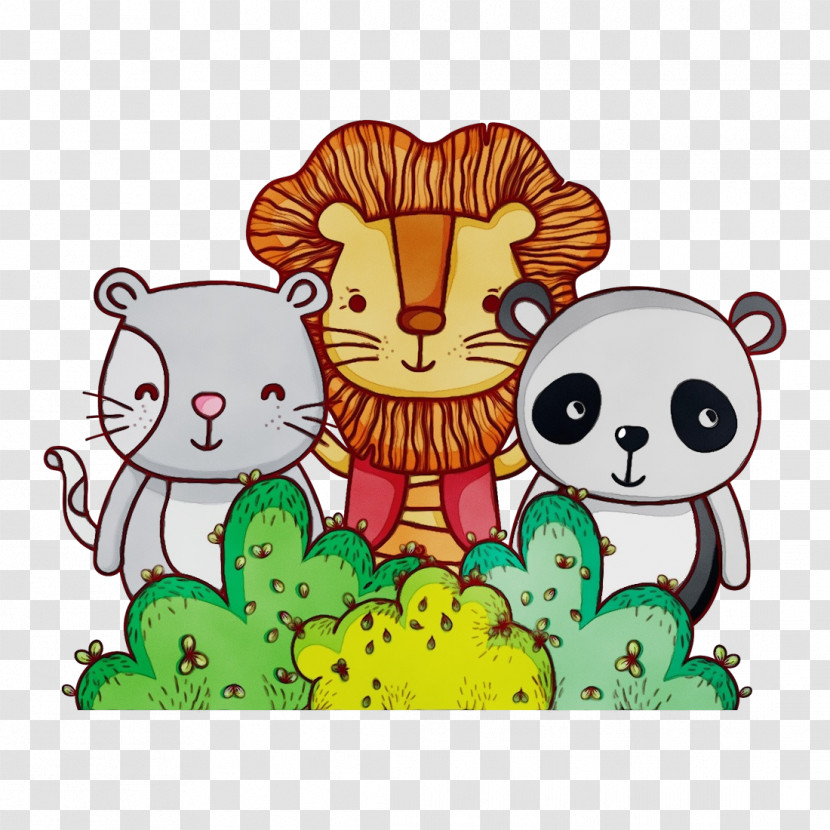 Cartoon Wildlife Animal Figure Transparent PNG