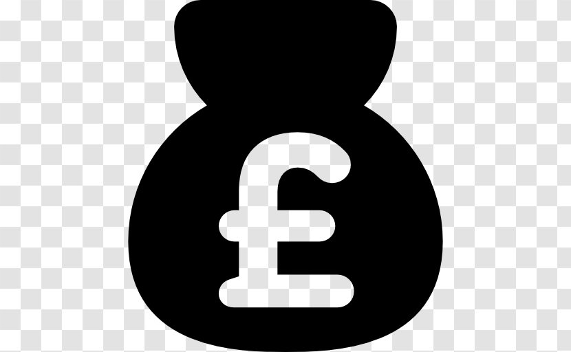 Pound Sign Sterling Currency Symbol Money - Black And White Transparent PNG