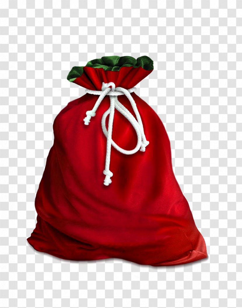 Christmas Gift Bag Transparent PNG