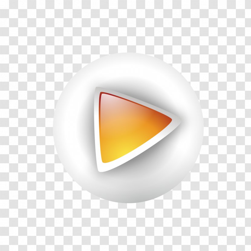 Button Download Google Play Computer File - Orange - Cartoon Transparent PNG