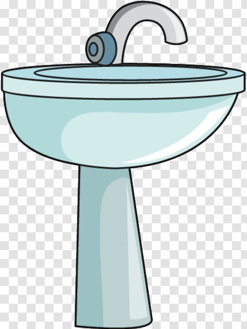 Clip Art Sink Bathroom Product Design - Microsoft Azure Transparent PNG