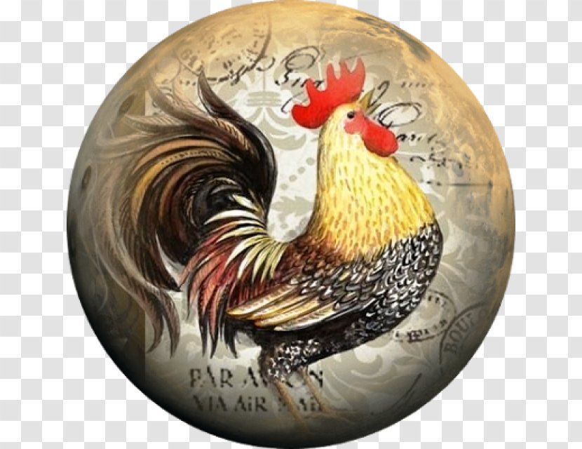 Rooster Chicken Decoupage Art Paper - Work Of Transparent PNG
