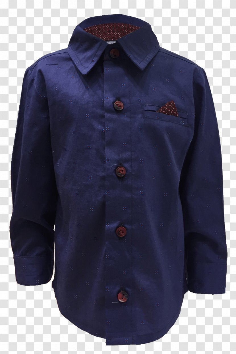 Coat Cobalt Blue Electric Sleeve Button - Chief Transparent PNG