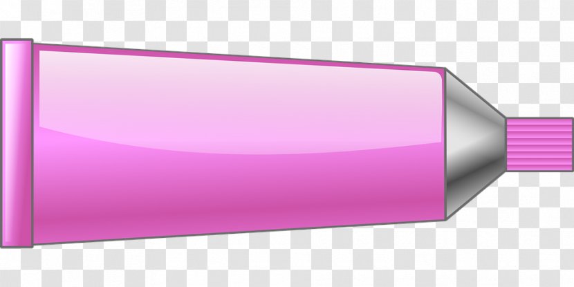 Color Paint Tube Clip Art - Lilac Transparent PNG