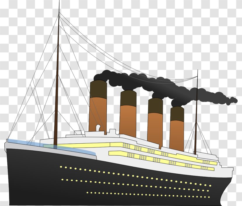 Sinking Of The RMS Titanic Clip Art Openclipart - Animated Film - Carnival Cruise Clipart Transparent PNG