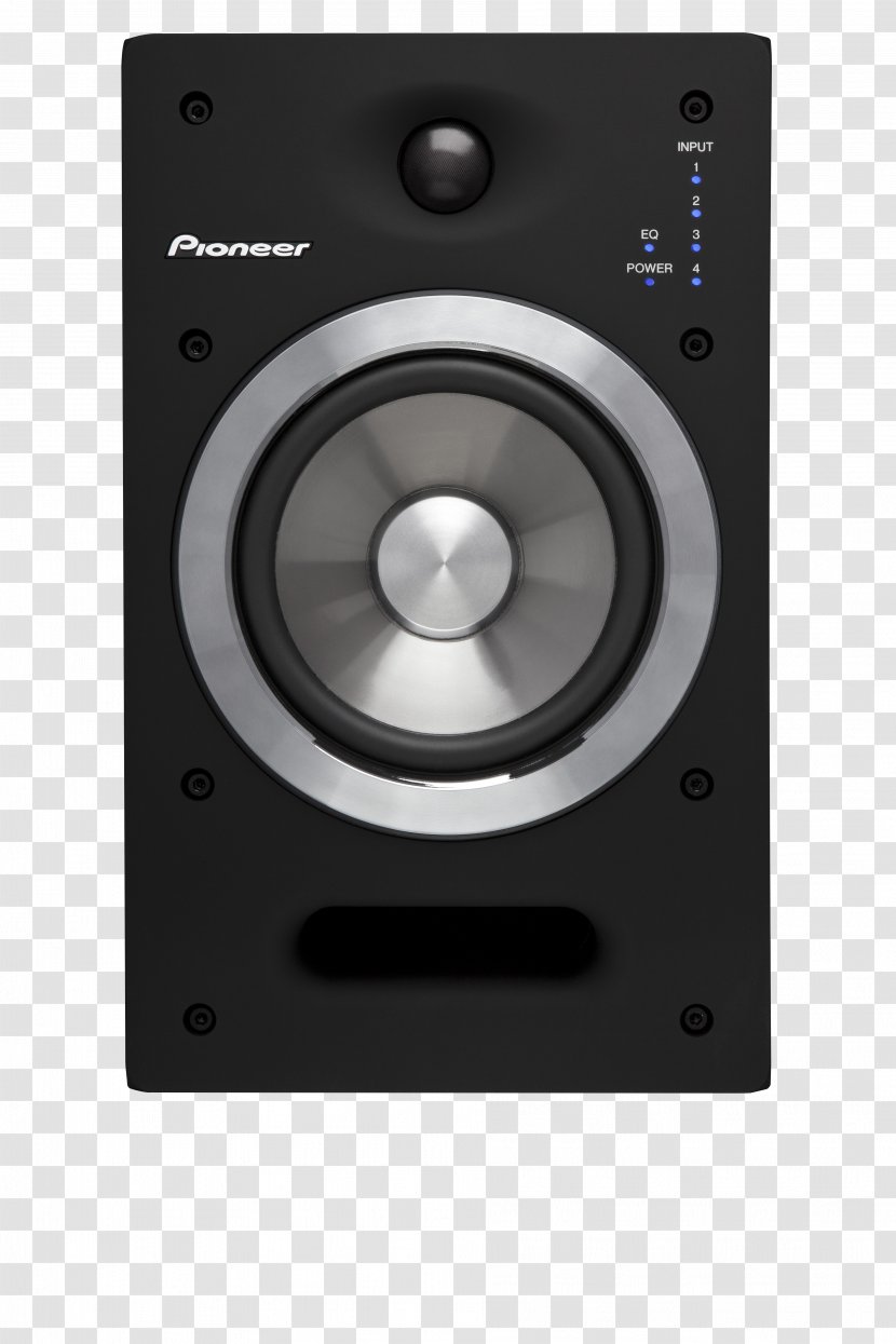 Subwoofer Studio Monitor Computer Speakers Loudspeaker Powered - Pioneer Corporation - Dj Transparent PNG