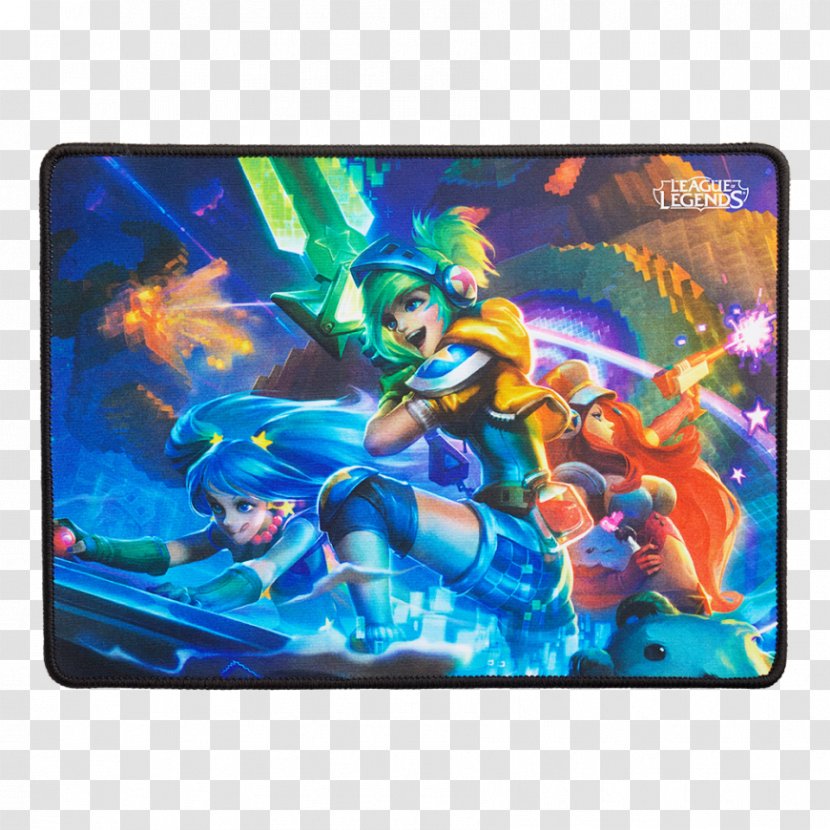 League Of Legends Computer Mouse Mats Royal Never Give Up 2017 Mid-Season Invitational - Fictional Character Transparent PNG