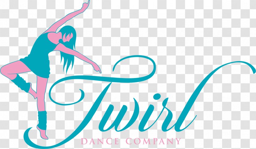 Logo Twirl Dance Company Studio - Blue - Design Transparent PNG