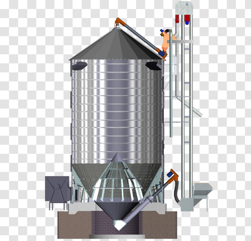Silo Cereal Bucket Elevator Grain Conveyor System - Transformer Transparent PNG