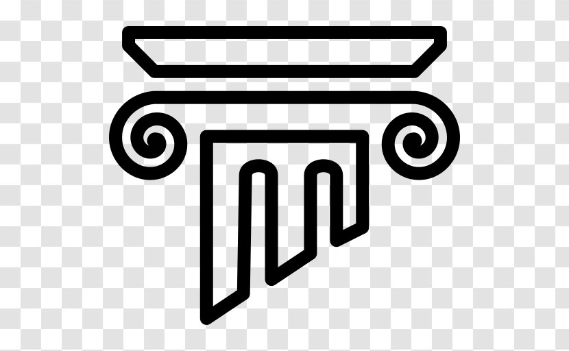 Ancient Greek Symbols Column - Text Transparent PNG