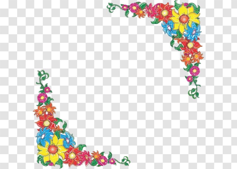 Border Flowers Floral Design Clip Art - Mexican Cliparts Transparent PNG