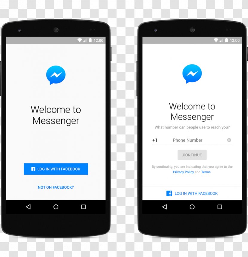 Facebook Messenger Login Home Messaging Apps - Mobile Device Transparent PNG