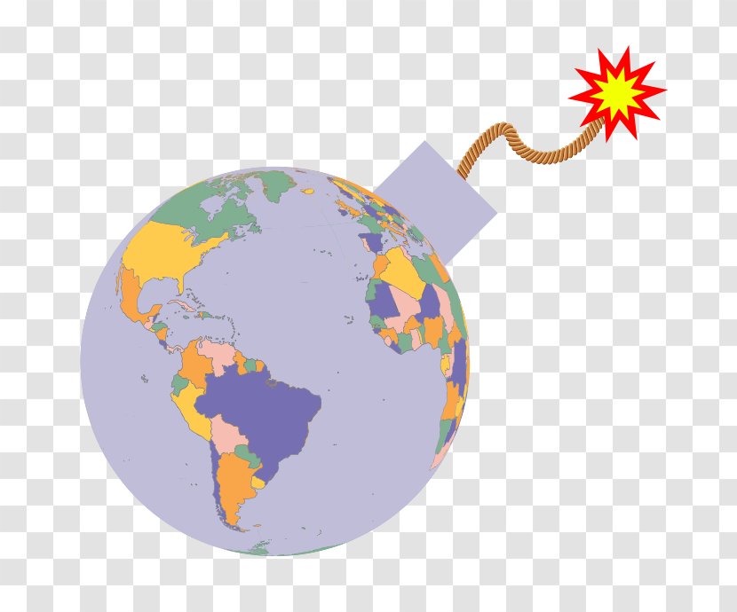 Earth Globe World Map - Natural Transparent PNG