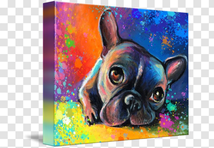French Bulldog Painting Printmaking Art - Artist - Drawing Transparent PNG