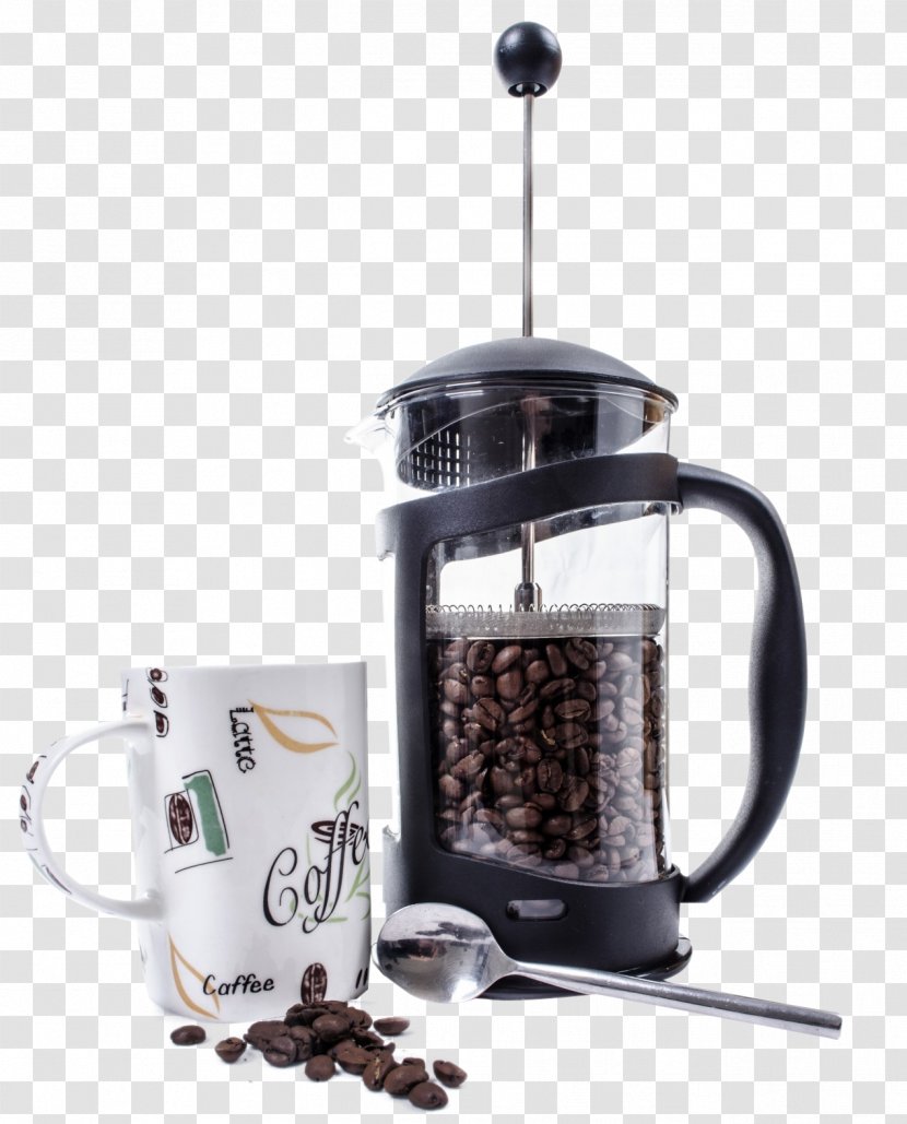 Coffee Espresso Latte Tea Cappuccino - Coffeemaker - Cups And Machine Transparent PNG