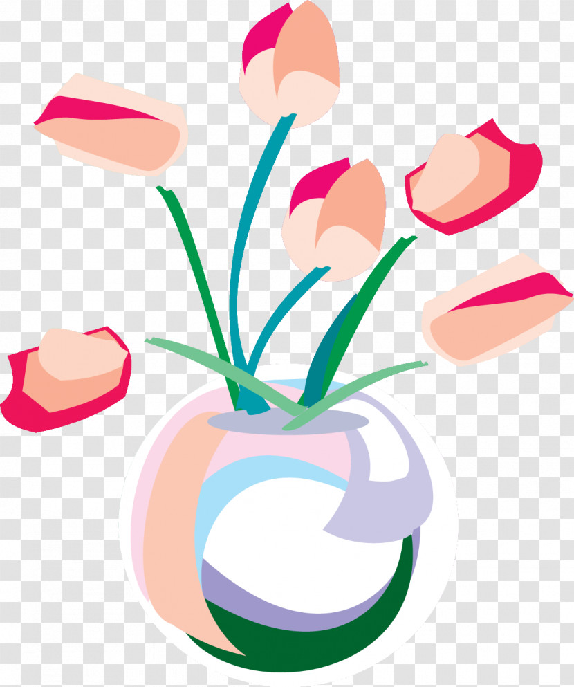 Flower Floral Vase Transparent PNG