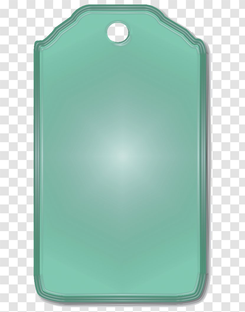 Green Turquoise Rectangle - Tag Transparent PNG