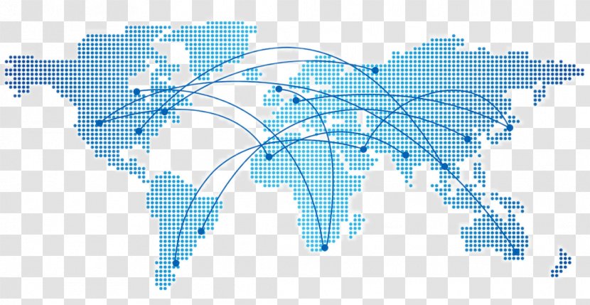 World Map Dot Distribution - Point - Beautiful Transparent PNG