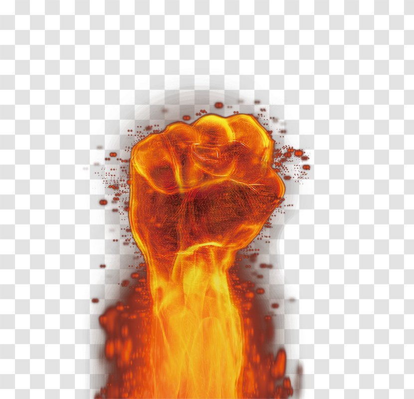 Flame Fist Wallpaper - Raster Graphics Transparent PNG