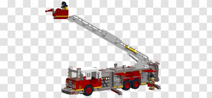 Crane Fire Engine Ladder Department Firefighter Transparent PNG