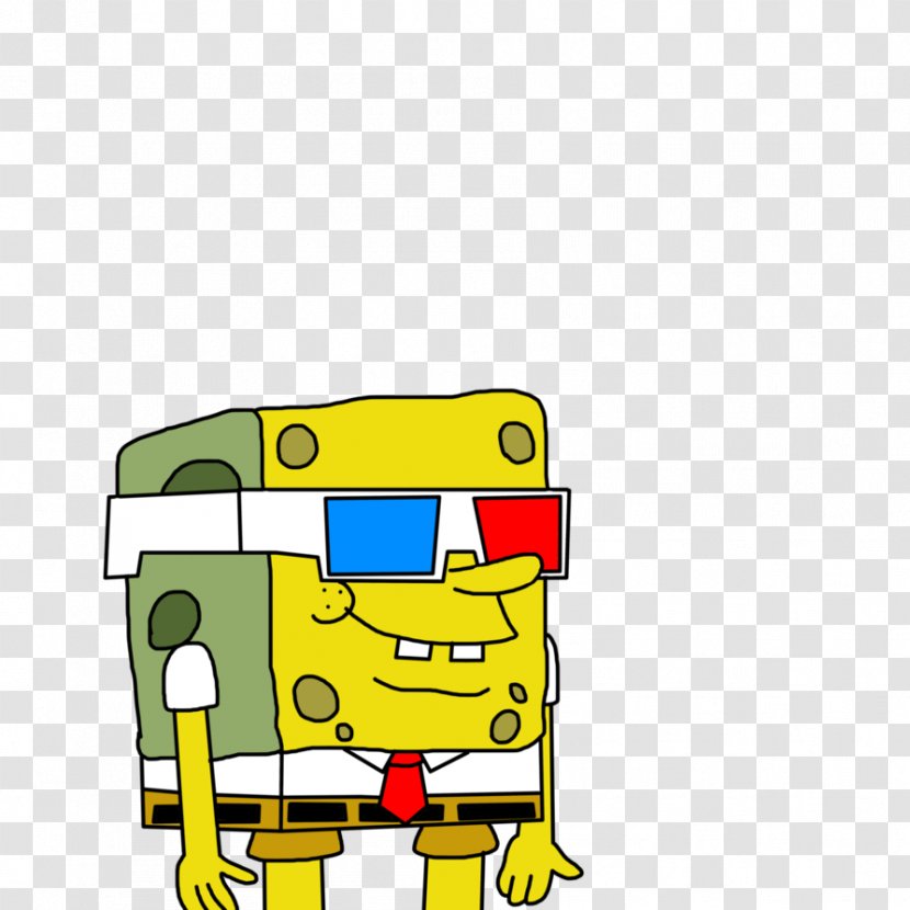 Cartoon Clip Art - Yellow - Spongebob Transparent PNG