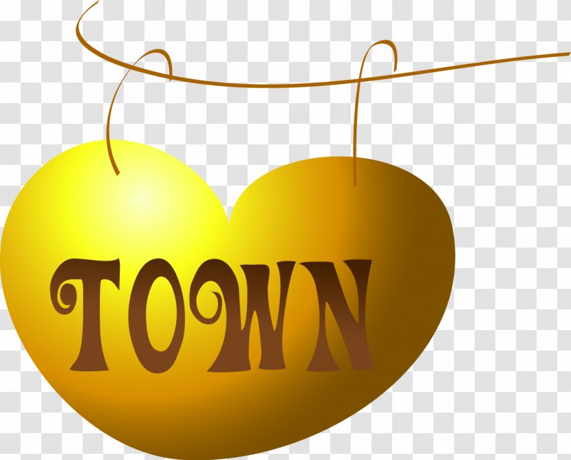 Logo Brand Font - Yellow - Heart Sign Transparent PNG