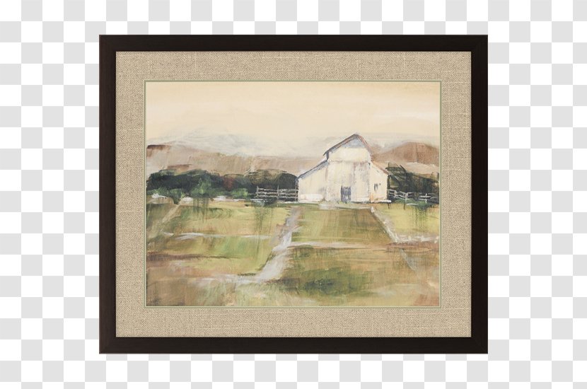 Watercolor Painting Landscape Picture Frames Art - Paint - Underwear Scenic View Transparent PNG