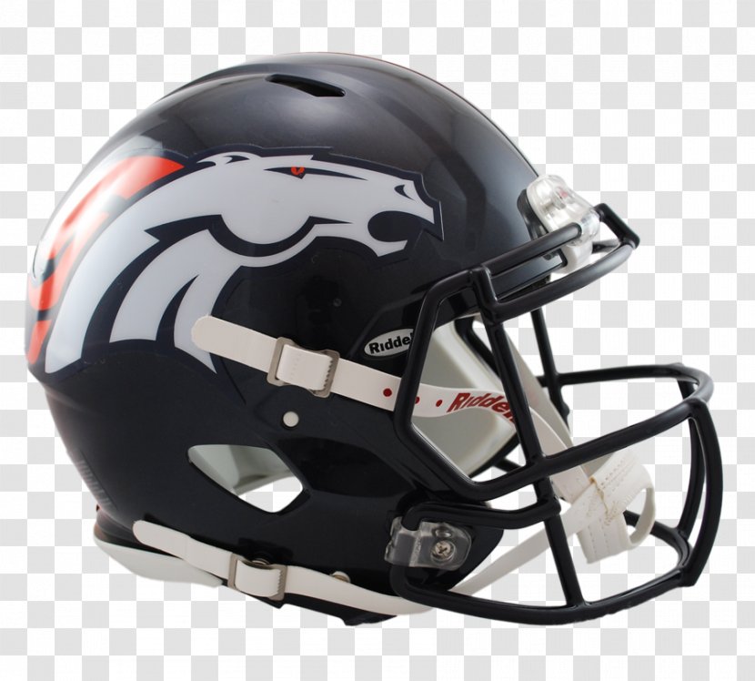 Denver Broncos NFL Super Bowl 50 Carolina Panthers Helmet - Riddell Transparent PNG