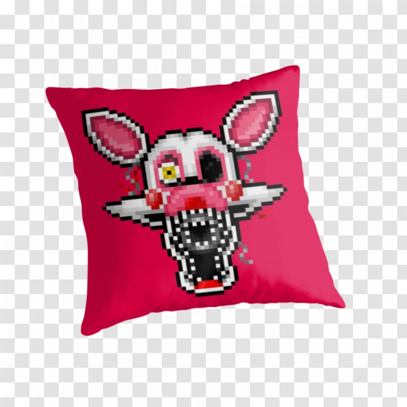 Five Nights At Freddy's 2 Bag Printing Pixel Art T-shirt - Magenta Transparent PNG