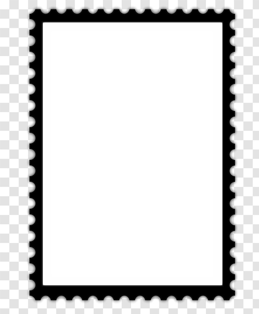 Postage Stamps - Monochrome - Stamp Design Transparent PNG