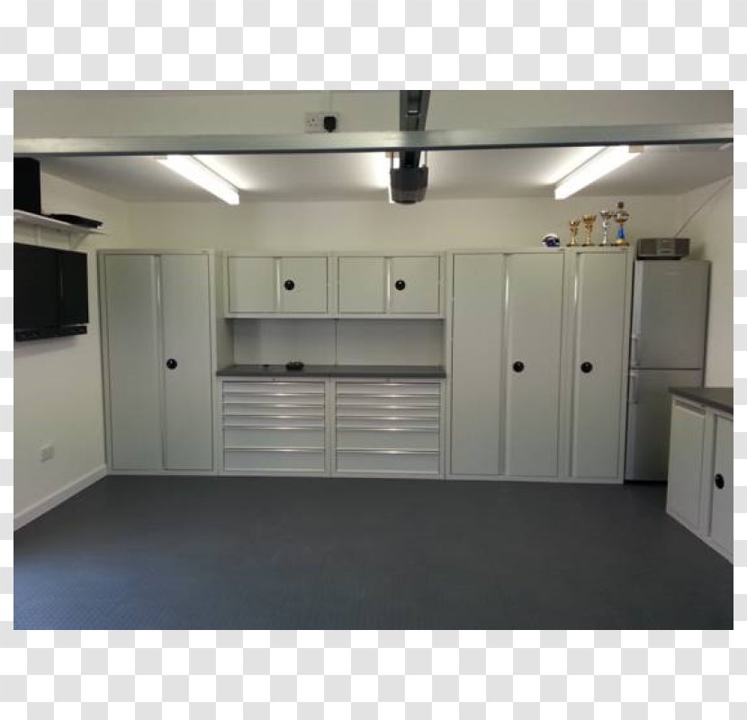 Kitchen Cabinet Floor Cabinetry Tile - Steel - Storage Cabinets Transparent PNG